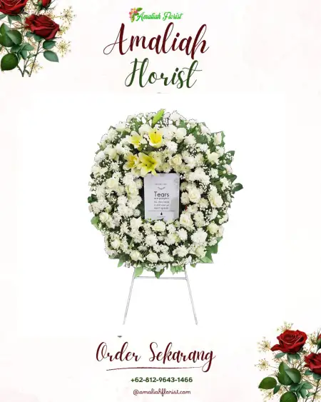 Krans Bunga Duka Aceh Utara